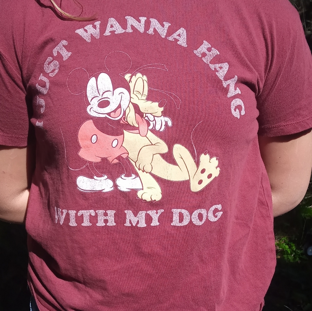 "I just wanna hang with my dog" shirt